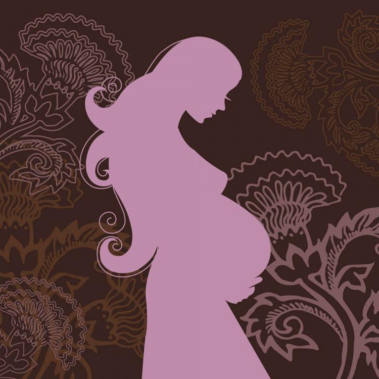 free vector Mothers silhouette 02 vector